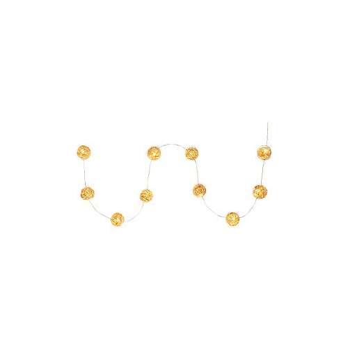 RETLUX RXL 237 Kupferkugel-Lichterkette mit 10 LED-Leuchten