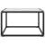 vidaXL fekete dohányzóasztal fehér márvány mintás üveggel 60x60x35 cm 77317769}