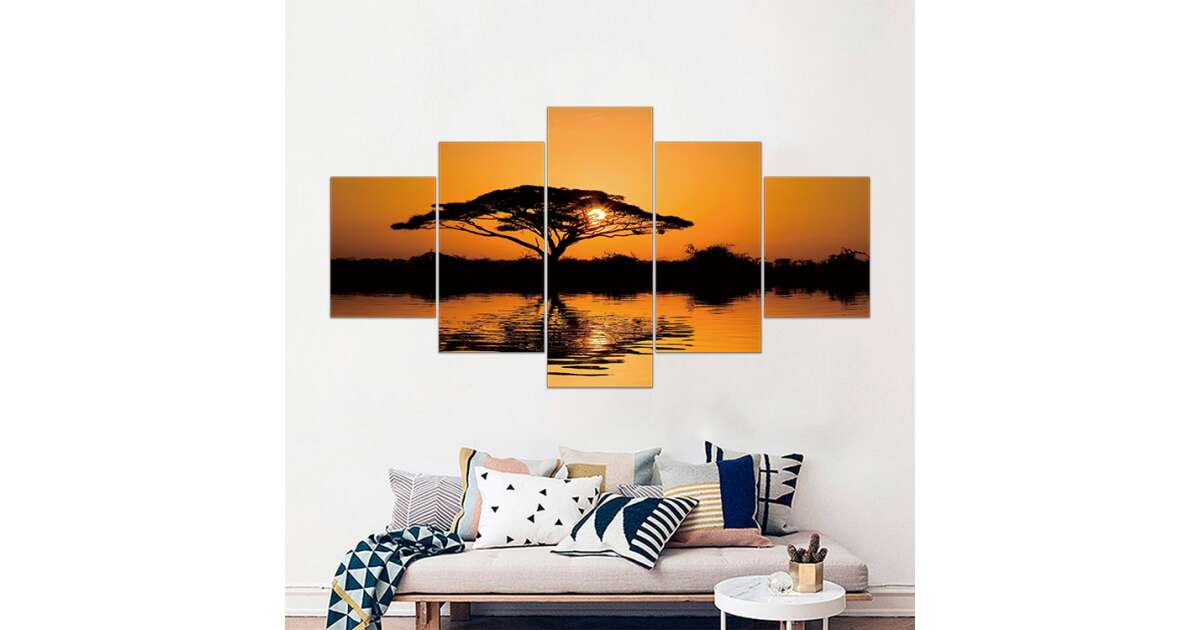 Vászon falikép szett, 5 részes, 150 X 80 cm | Pepita.hu