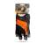 Handy Hardware Gloves Precision Series, black and orange work gloves with three open fingers, size M, packaged