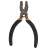 Handy 5 inch lineman's pliers with black and orange handles
