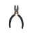 Handy 5 inch lineman's pliers with black and orange handles