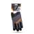 Handy cut-proof work gloves, size L, grey and black, with touchscreen fingertips, on packaging