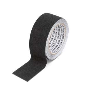 Black anti-slip tape roll, 5 meters long, 50 mm wide - Adhesive Tape