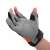 Handy Hardware Gloves Precision Series L size work gloves with 3 open fingers, orange and black