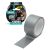 BISON Grizzly Tape Silver - Super Strong Fabric Reinforced Duct Tape Roll