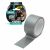 BISON Grizzly Tape Silver - Super Strong Fabric Reinforced Duct Tape Roll