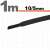 Black heat shrink tubing, 10/5mm, 1 meter long