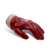 Red PVC dipped work gloves, size XL, for protection and grip