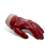Red PVC dipped work gloves, size XL, for protection and grip
