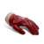 Red PVC dipped work gloves, size XL, for protection and grip