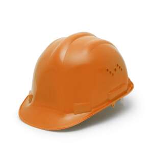 Handy 10372OR orange safety helmet, side view - Work Safety