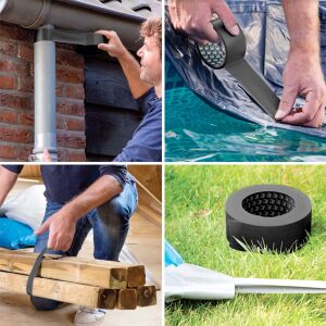 Lepiaca páska BISON Grizzly Black Duct Tape pri použití: oprava, utesnenie, zabezpečenie - Kancelárske doplnky