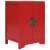 vidaXL piros kínai stílusú éjjeliszekrény két ajtóval