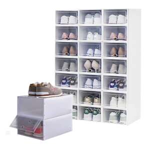 Úložný box na topánky 24 kusov biely ST-24-W 77391225 Skladovanie obuvi