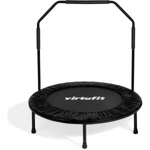 VirtuFit Összecsukható fitnesz trambulin kapaszkodóval - fekete - 100 cm 77392898 