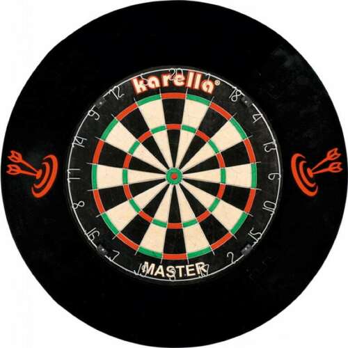 Karella Master darts tábla Innergames védőgyűrűvel