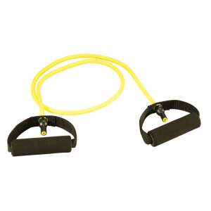 Trendy Tube sárga gumikötél párnázott fogantyúkkal, gyenge ellenállás - Expander & Gumiszalag