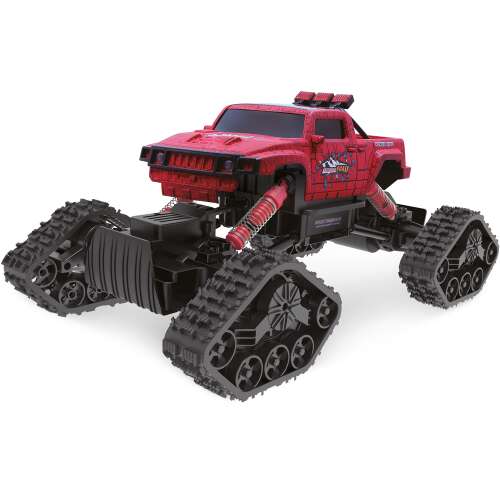 Buddy Toys remote control off-road car with tracks, red