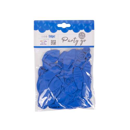 Opakowanie 50 niebieskich balonów, 25cm, marka Party Go