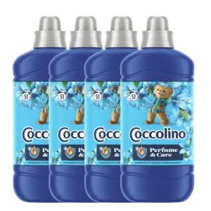 4 pack Coccolino Passion Flower & Bergamot fabric softener, 4 x 1275ml - Liquid fabric softener