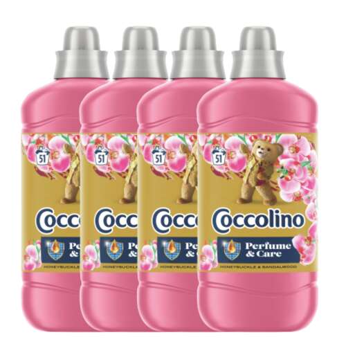4 balenia Coccolino  Jazmín & Santalové drevo  zmäkčovač tkanín, 4 x 1275ml