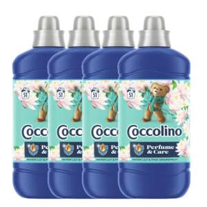 4er Pack Coccolino Water Lily & Pink Grapefruit Weichspüler, 4 x 1275ml - Spülen