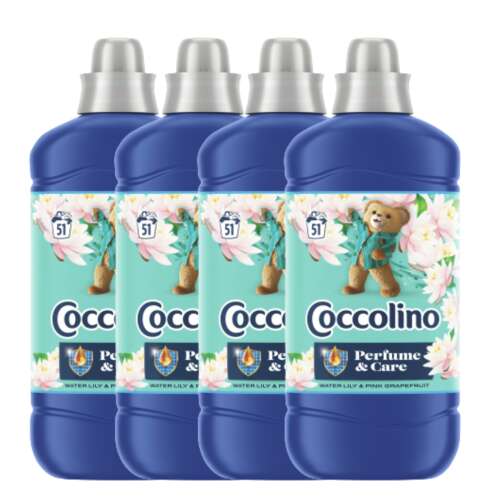 Coccolino Rinse concentrat Water Lily & Pink Grapefruit 204 wash 4x1275ml