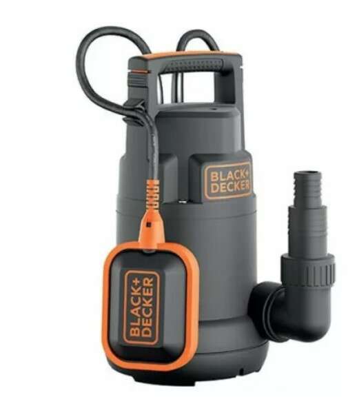 Black &amp; Decker BXUP250PCE Submersible pump, 250W, flow 11000l/h, head 6m, maximum pressure 0.6 bar