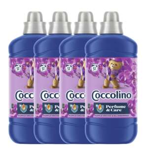Coccolino Zmiękczacz do tkanin Fioletowy Orzech i Borówki, 4 opakowania, 1275 ml każde - Detergent