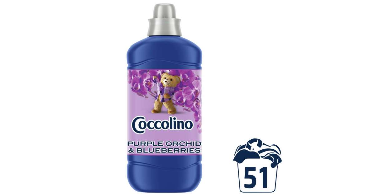 Coccolino Концентрат за изплакване на лилава орхидея и боровинки 204 измиване 4x1275ml 77435875