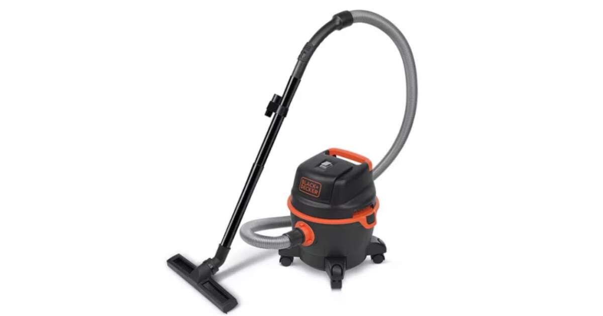 Black Decker BXVC15PE wet dry 15L 1200W Pepita