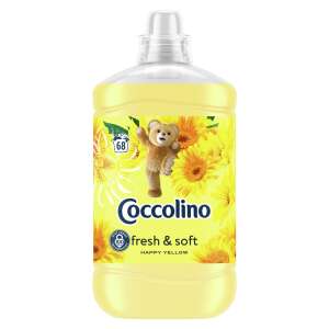 Coccolino Happy Yellow омекотител за пране, 68 пранета, 1700ml - Детергент