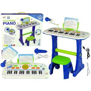 Elektromos billentyűzet zongora gyerekeknek Kék USB jegyzetek 10974 77442004 Játék hangszerek