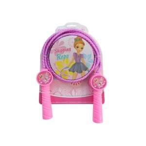 Rózsaszín ugrálókötél gyerekeknek, tökéletes aktív játékhoz és edzéshez - Lean Toys