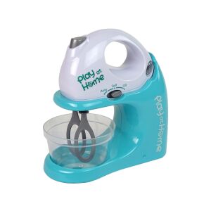 Играчка миксер Play at Home с купа, тюркоаз - Lean Toys