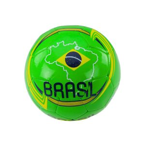 Futballlabda, 5-ös méret, brazil zászló, 24 cm 13182