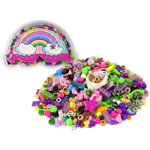 Barkács ékszerkészlet színes gyöngyökből 15436