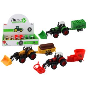 Traktor Pótkocsi Kotró Bulldózer Mezőgazdasági Gép Sárga 14003 146086784 - Lean Toys