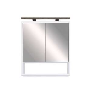 Dulap cu oglindă Luna 60, alb, superior 77454611 - Leziter Dulap de baie