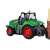 RC Traktor pótkocsival, 1:24 méretarány, zöld, távirányítású, mezőgazdasági gép, játék traktor, állatszállító pótkocsi