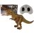 Dinozaur Zdalnie Sterowany Tyranozaur Rex Brązowy távirányítóval és csomagolással