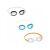 Ochelari de înot, Bestway, +14 ani, alb/negru 77459479