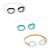 Ochelari de înot, Bestway, +14 ani, alb/negru 77459479