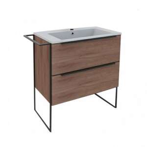 Unitate de toaletă Jersey cu 2 sertare și chiuvetă 77465458 - Wellis