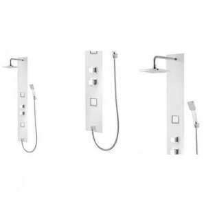 Paloma Eck-Duschpaneel mit Hydromassage 77465978 - Brausegarnitur