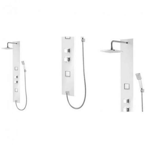 Paloma Eck-Duschpaneel mit Hydromassage 77465978