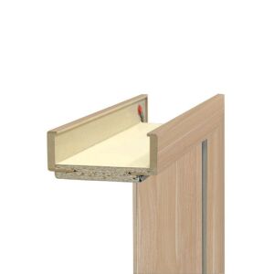 Dekor Tölgy Regulowana Ościeżnica Drzwiowa - 75 mm - Regulowana ościeżnica drzwiowa z wykończeniem dębowym - Drzwi wewnętrzne