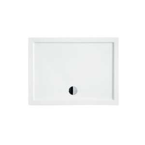 VICTOR120 aszimmetrikus akril zuhanytálca 120x80x14 cm 77470762 - Kerra