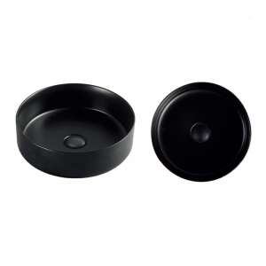 Wellis Rose Black matt fekete pultra építhető mosdó 77477910 - Wellis